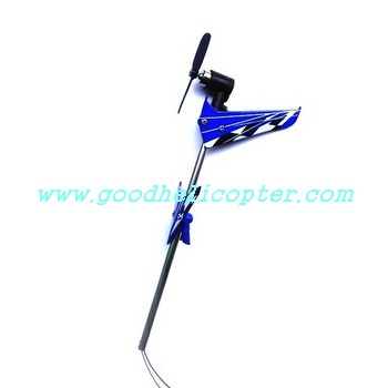 SYMA-S107N helicopter parts blue color tail set (tail big boom + tail motor + tail motor deck + tail blade + blue color tail decoration set)